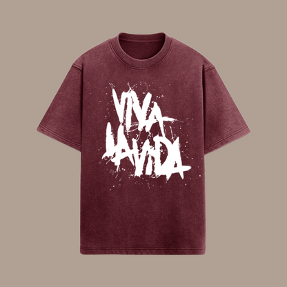 Coldplay Viva La Vida - AcidWash T-Shirt