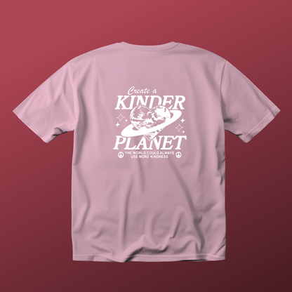 Kinder Planet - Soft Pink T-Shirt