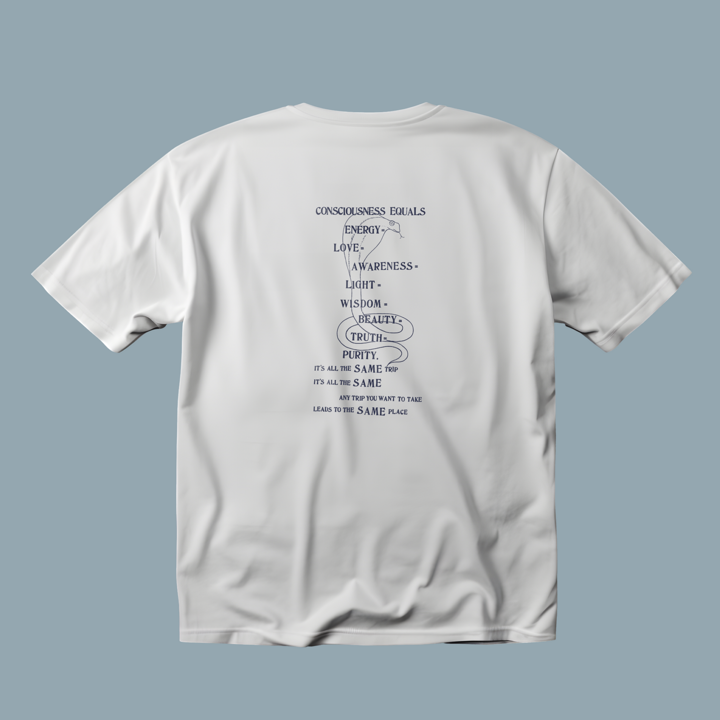 Be Here Now - White Unisex T-Shirt