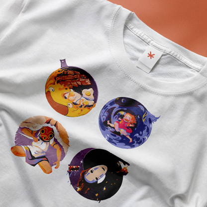 Studio Ghibli - Unisex White T-Shirt